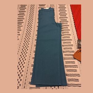 Teal Wide Leg Women's Pants